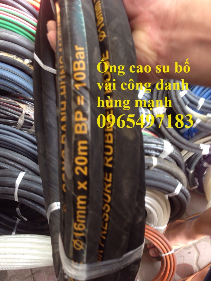 Giá ống cao su bố vải chịu áp 10 bar, 20 bar tại Hà Nội